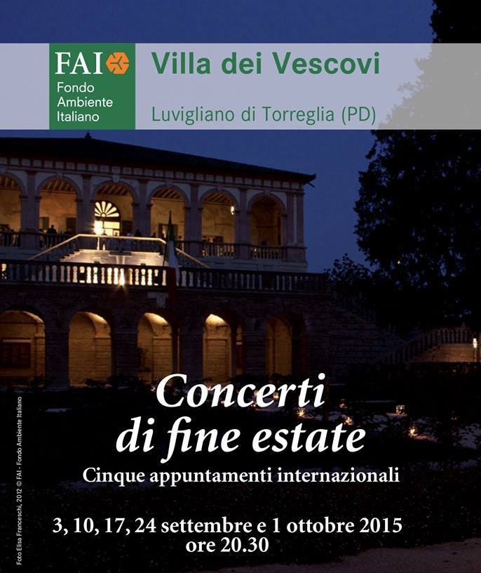 concerti villa dei vescovi